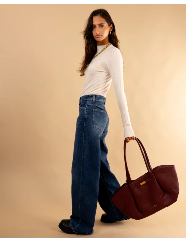 Pull col montant