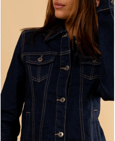 Veste jean brut