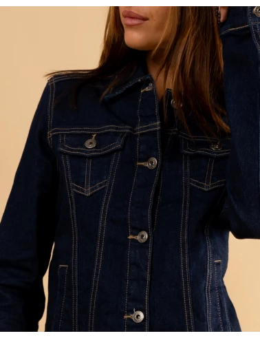 Veste jean brut