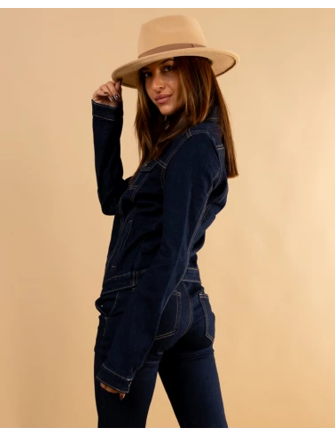 Veste jean brut