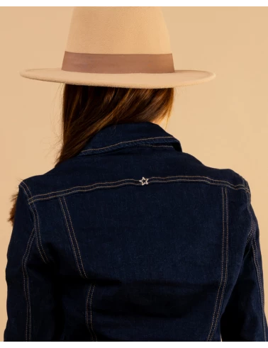 Veste jean brut