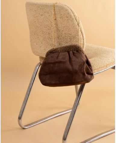 Sac clic clac suédine