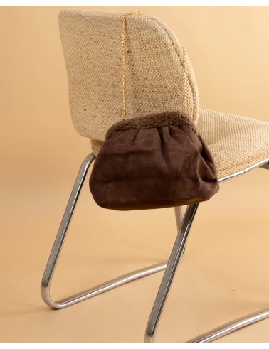Sac clic clac suédine