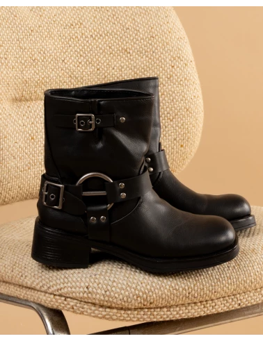 Bottines biker