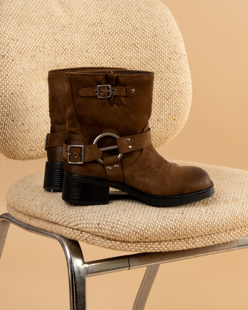 Bottines biker