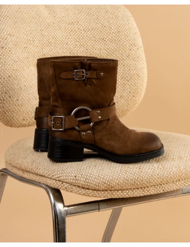 Bottines biker