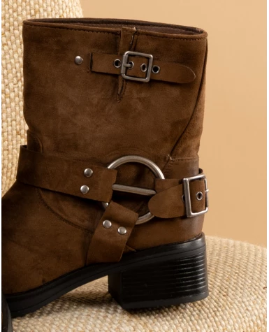 Bottines biker