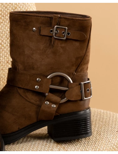 Bottines biker