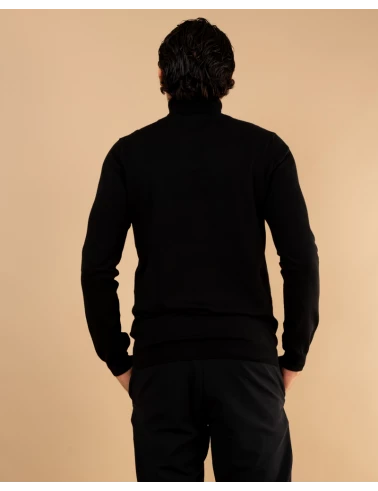 Pull col roulé