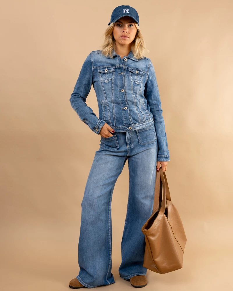 Veste jean brut