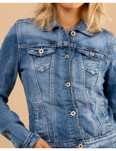 Veste jean brut