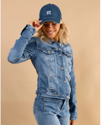 Veste jean brut