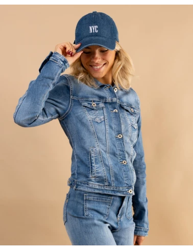 Veste jean brut