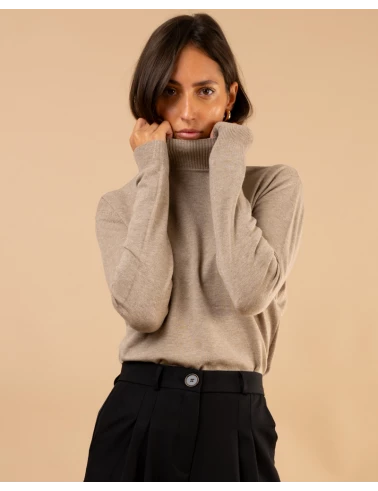 Pull col montant