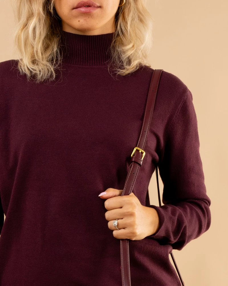 Pull col montant