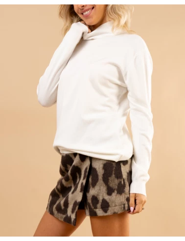 Pull col montant