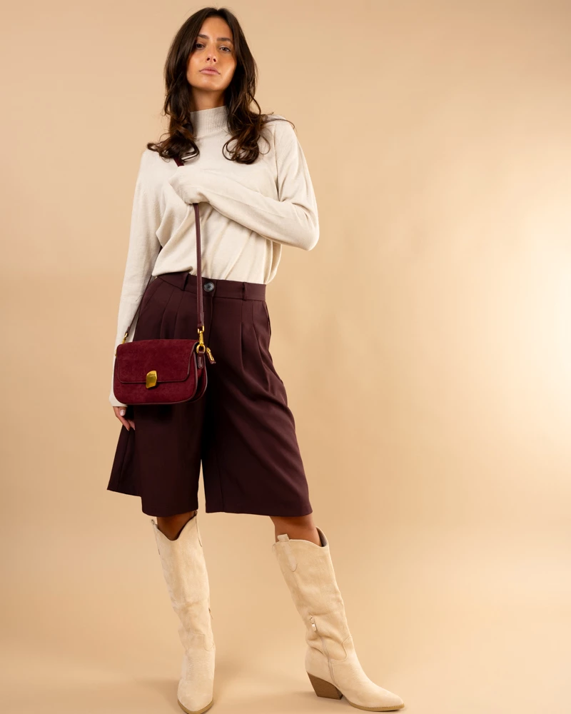 Pull col montant