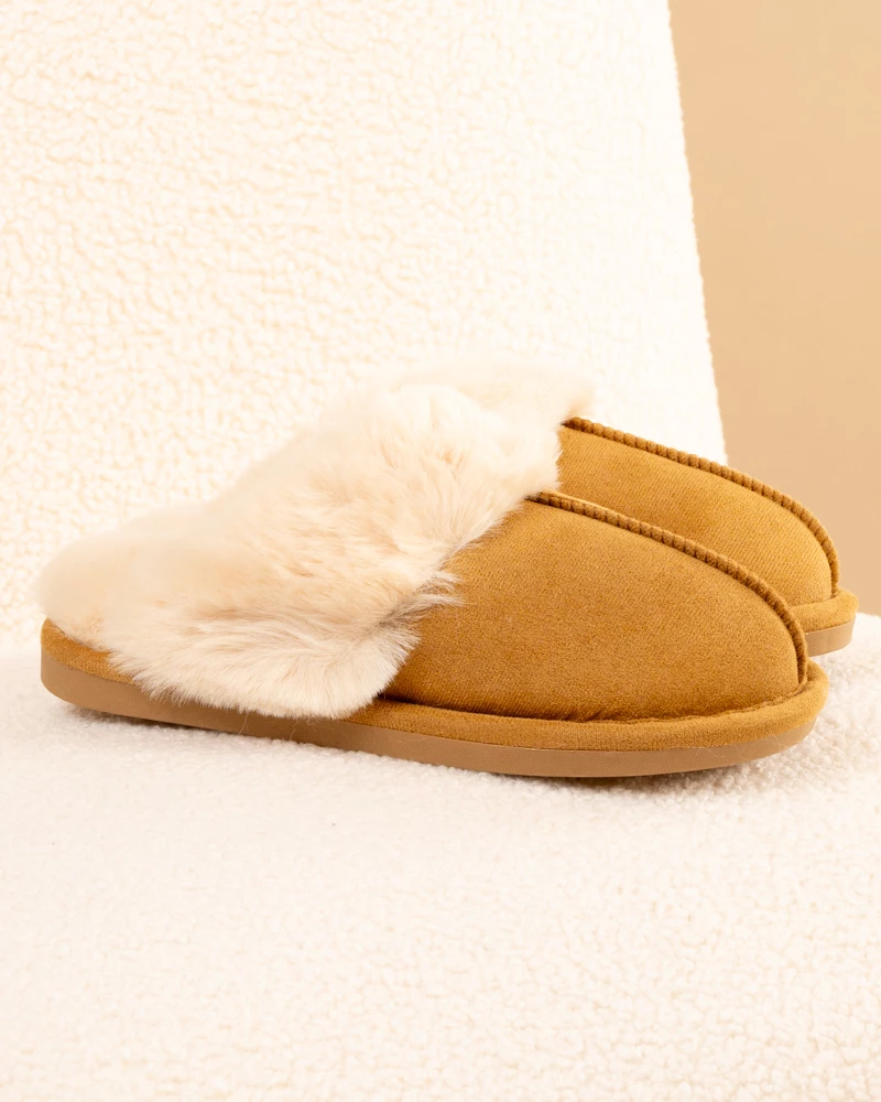 Chaussons fourrés