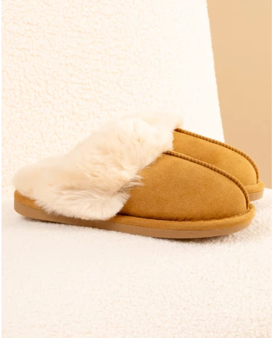 Chaussons fourrés
