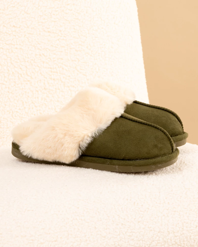 Chaussons fourrés