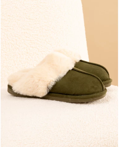 Chaussons fourrés