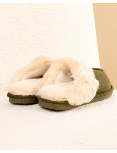 Chaussons fourrés