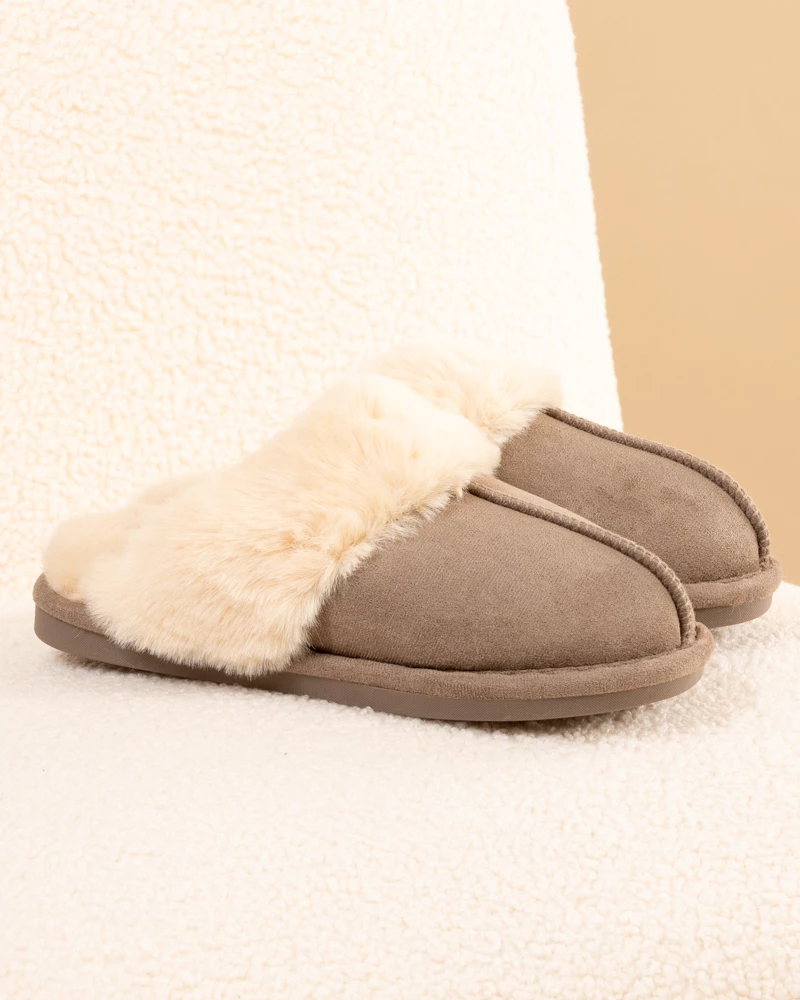 Chaussons fourrés
