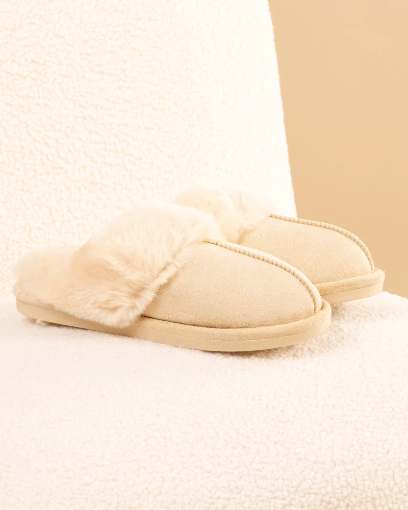 Chaussons fourrés