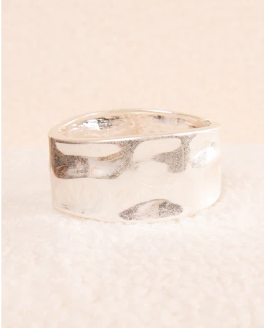 Bracelet large martelé