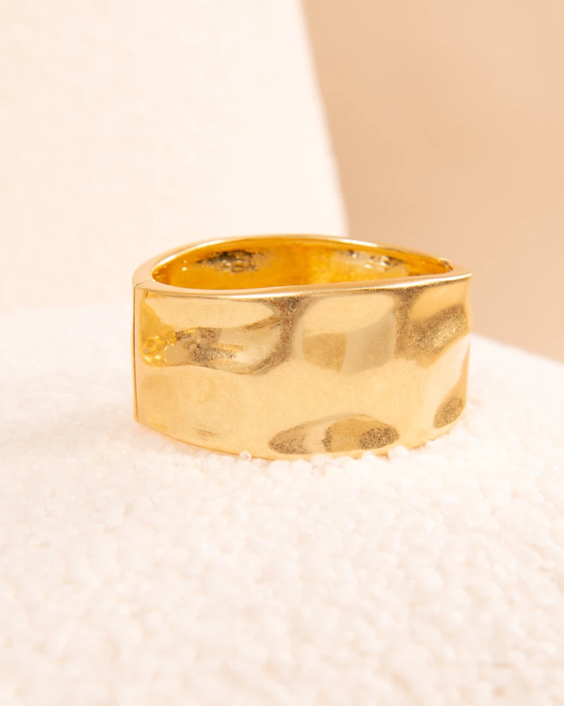 Bracelet large martelé