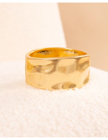 Bracelet large martelé