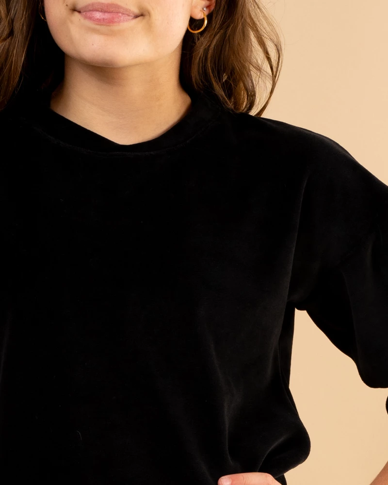 Sweat effet velours
