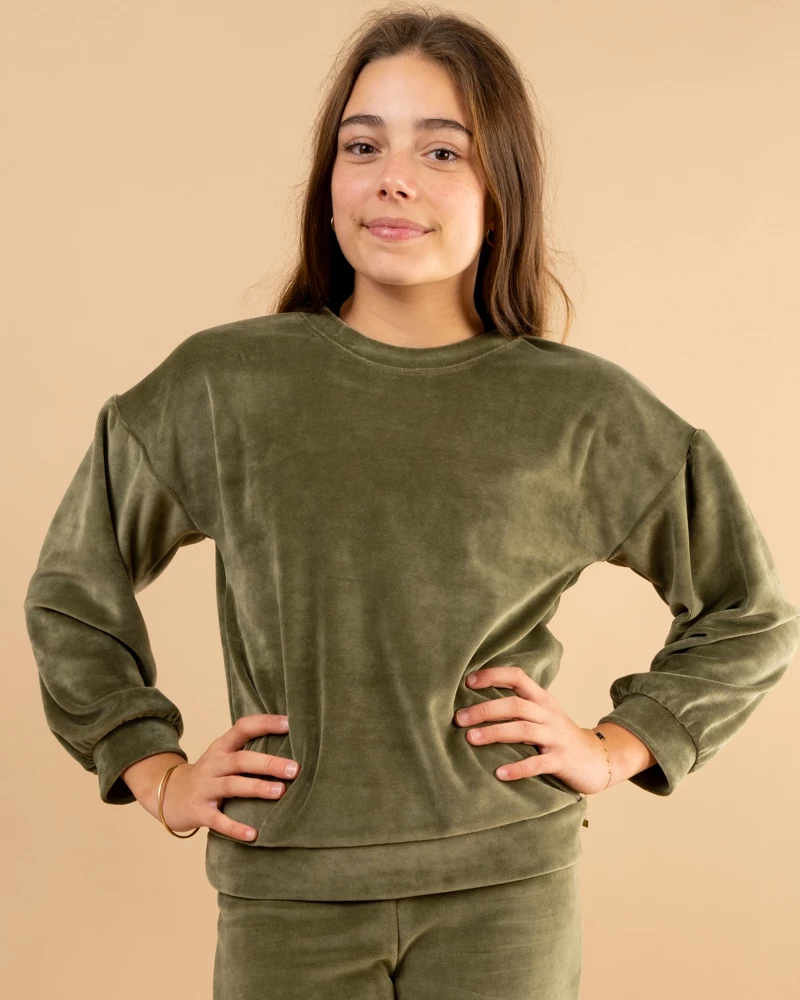 Sweat effet velours