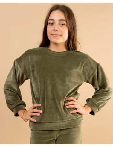 Sweat effet velours