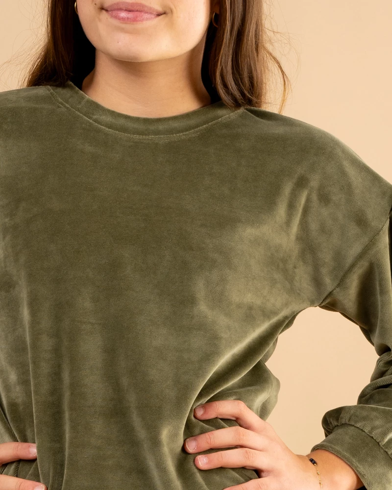Sweat effet velours