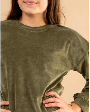 Sweat effet velours
