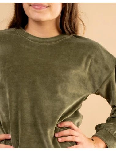 Sweat effet velours