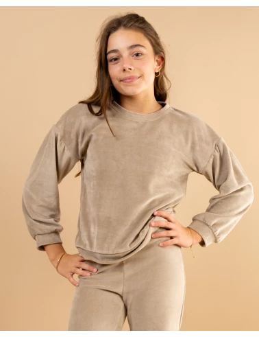 Sweat effet velours