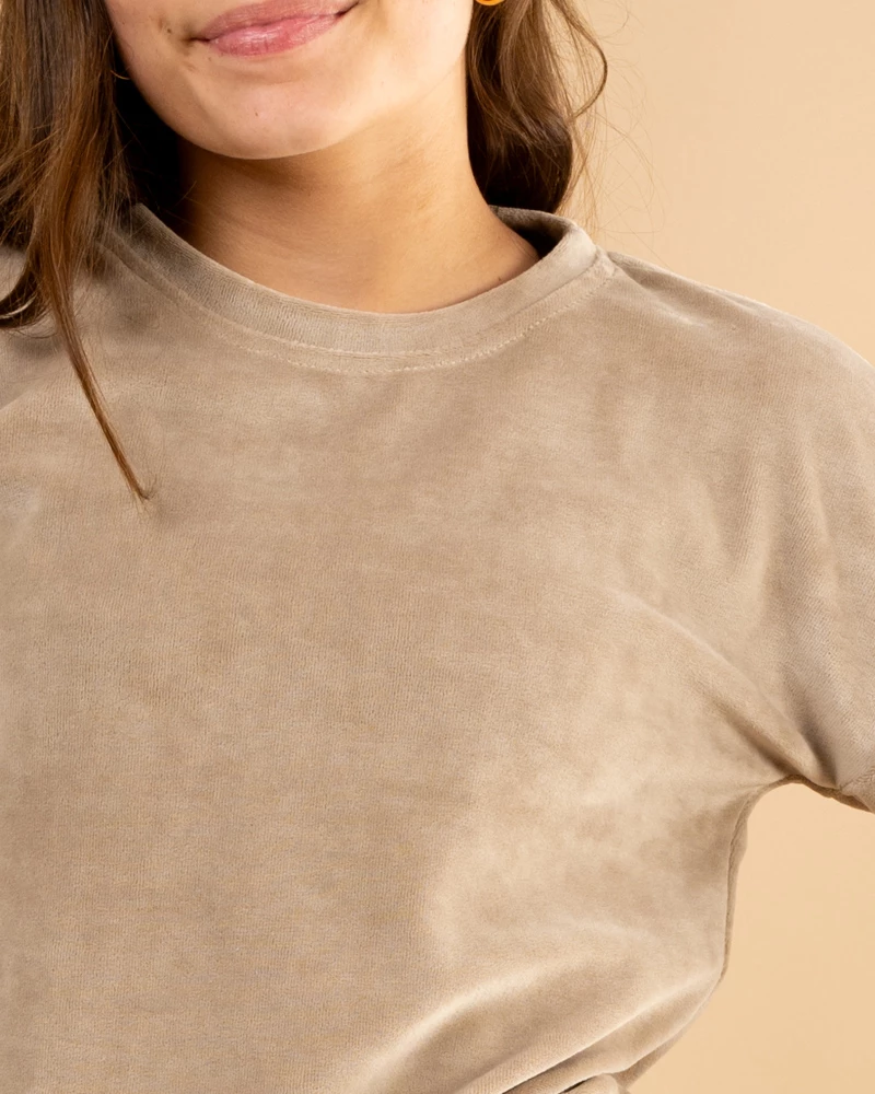 Sweat effet velours