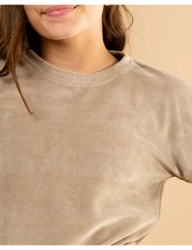 Sweat effet velours