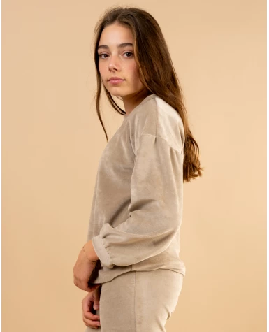 Sweat effet velours