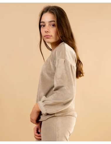 Sweat effet velours