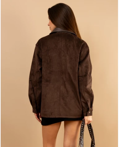Veste en suédine