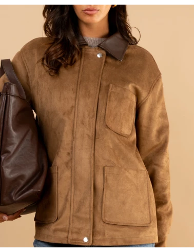 Veste en suédine