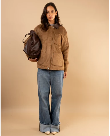 Veste en suédine