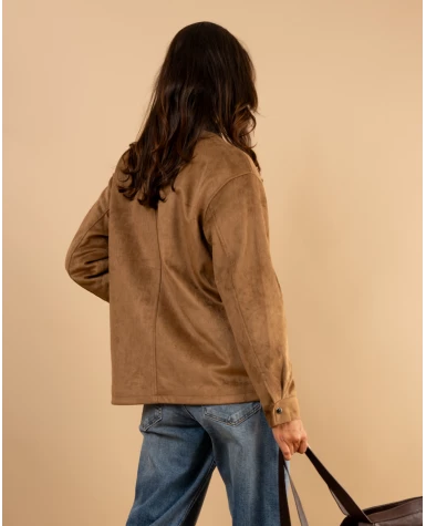 Veste en suédine