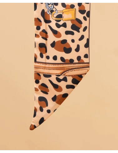 Foulard bandeau léopard