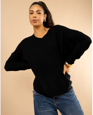 Pull col en v oversize
