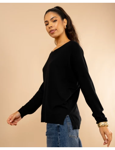 Pull col en v oversize
