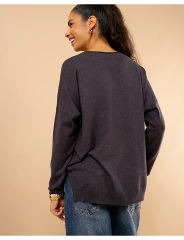 Pull col en v oversize